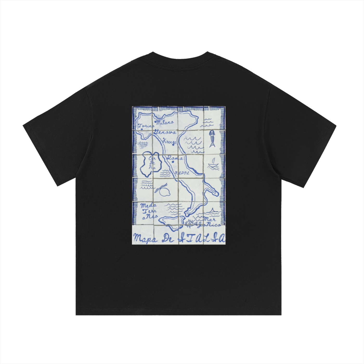 Garcon Cotier Map Tee