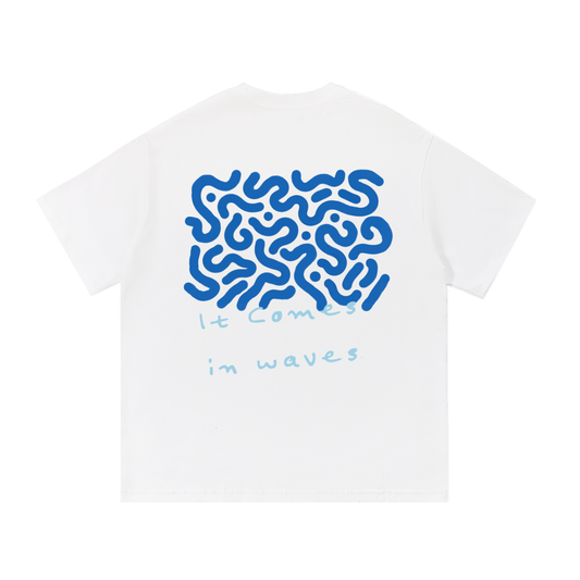 Garcon Cotier It Comes In Waves Tee