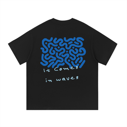 Garcon Cotier It Comes In Waves Tee