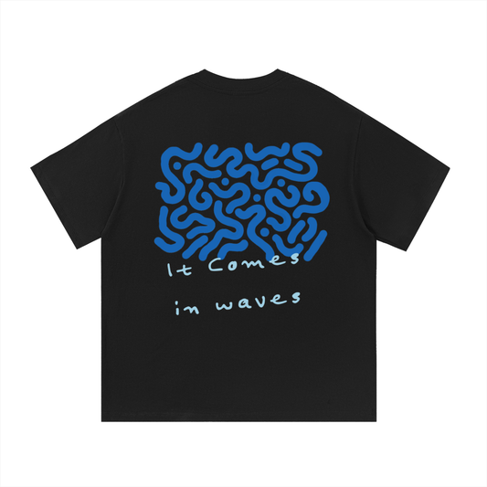 Garcon Cotier It Comes In Waves Tee