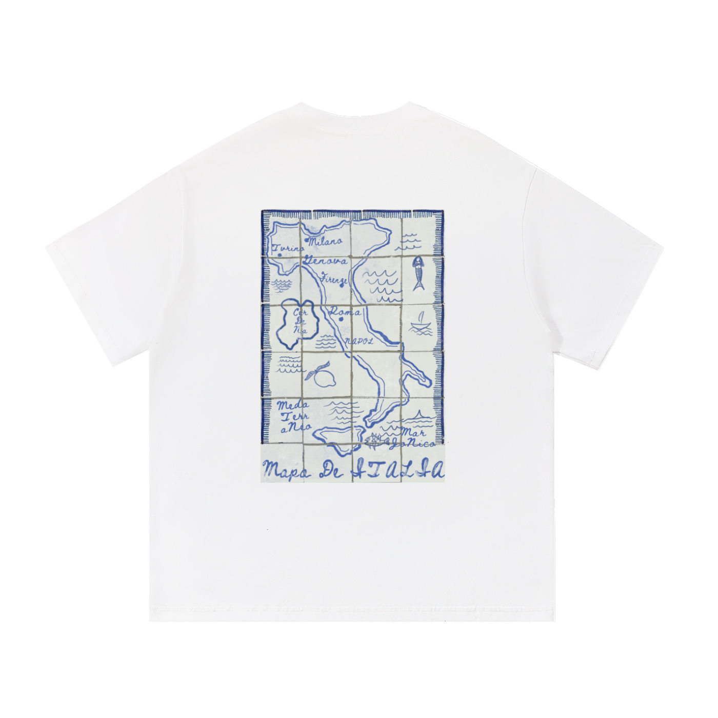Garcon Cotier Map Tee