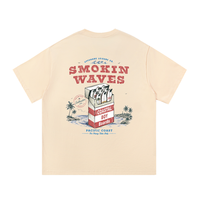 Coastal Smokin Waves Tee