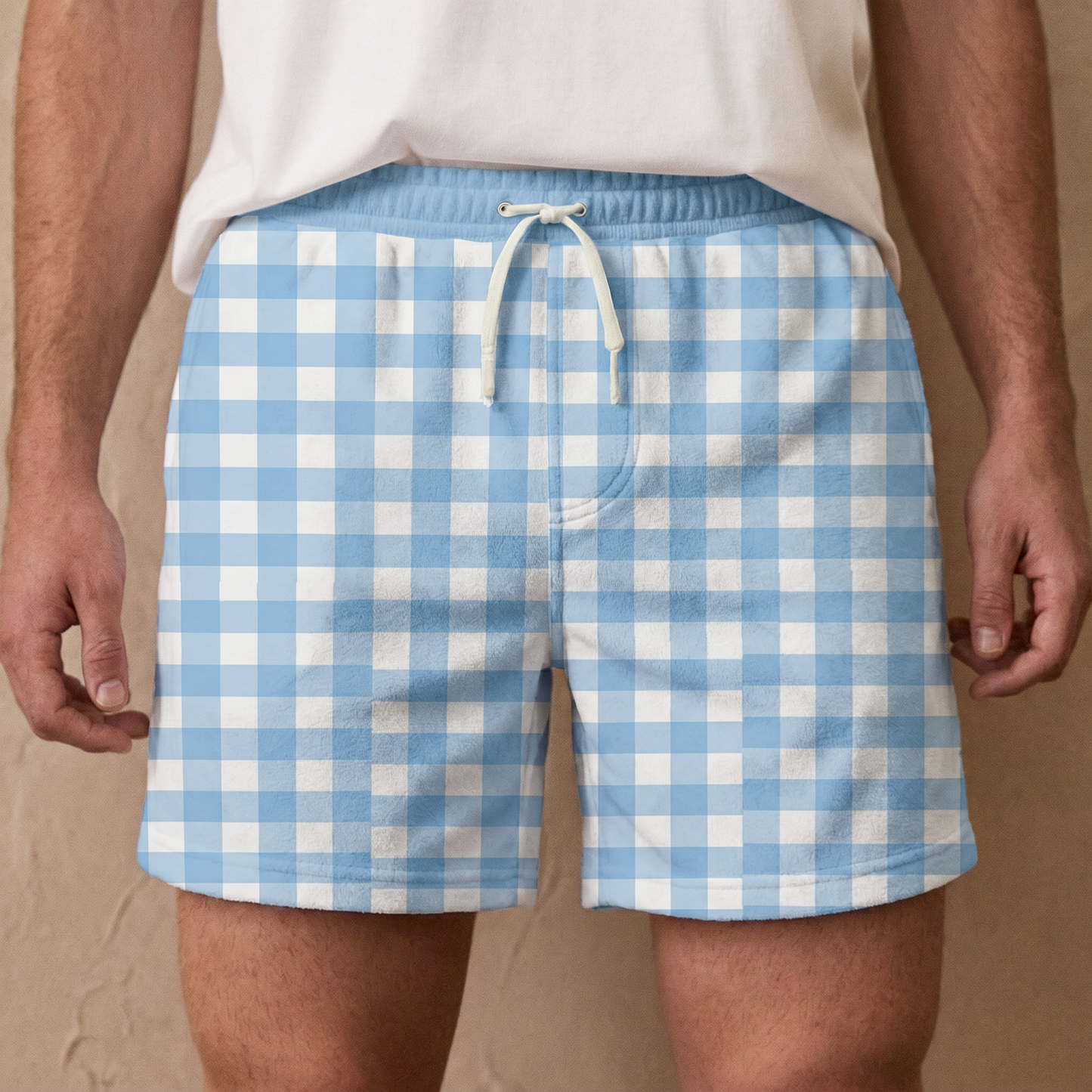 Men's Plaid Boat Shorts