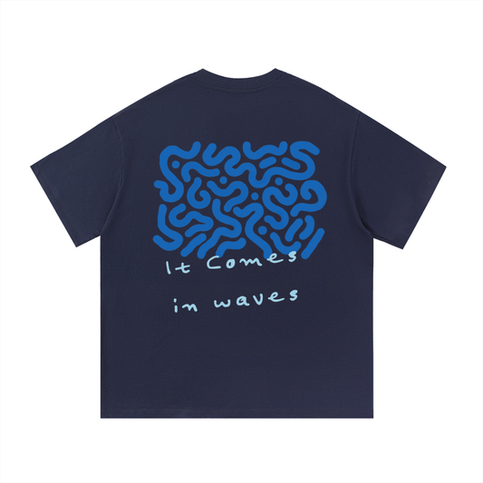 Garcon Cotier It Comes In Waves Tee